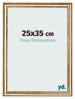 Fotokader 25x35cm Goud Antiek MDF Lazio Voorzijde Maat | Yourdecoration.be