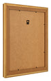 Fotokader 30x30cm Goud Mat MDF Lazio Achterzijde Schuin | Yourdecoration.be