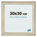Fotokader 30x30cm Metaalglans MDF Lazio Voorzijde Maat | Yourdecoration.be