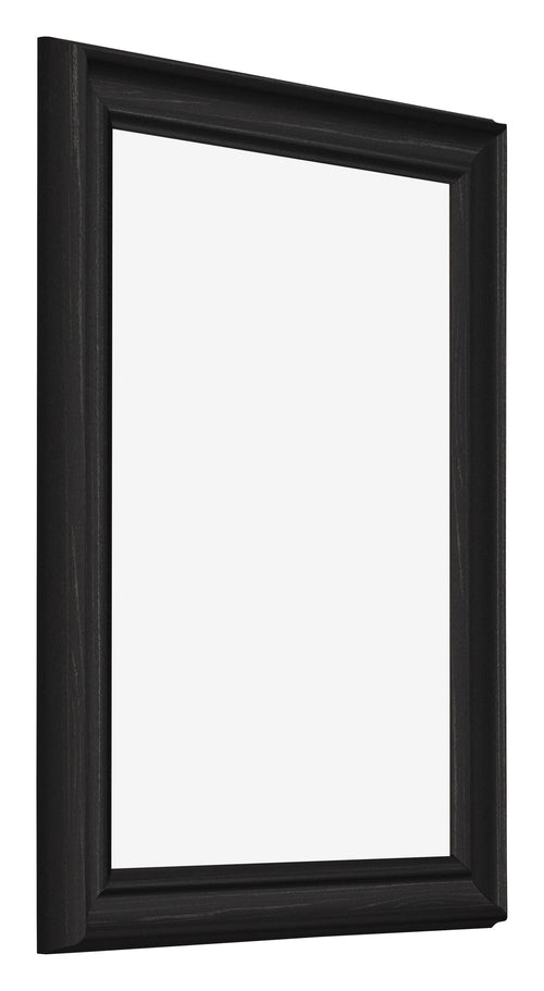 Fotokader 30x40cm Zwart Houtnerf MDF Lazio Voorzijde Schuin | Yourdecoration.be