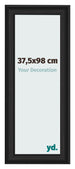 Fotokader 37 5x98cm Zwart Houtnerf MDF Lazio Voorzijde Maat | Yourdecoration.be