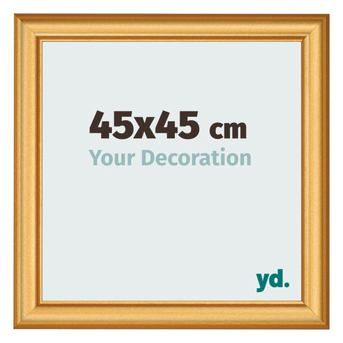 Fotokader 45x45cm Goud Mat MDF Lazio Voorzijde Maat | Yourdecoration.be