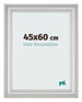 Fotokader 45x60cm Zilver Mat MDF Lazio Voorzijde Maat | Yourdecoration.be