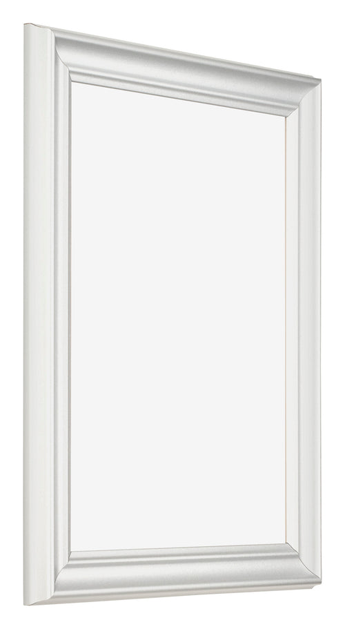 Fotokader 48x64cm Wit Geveegd MDF Lazio Voorzijde Schuin | Yourdecoration.be