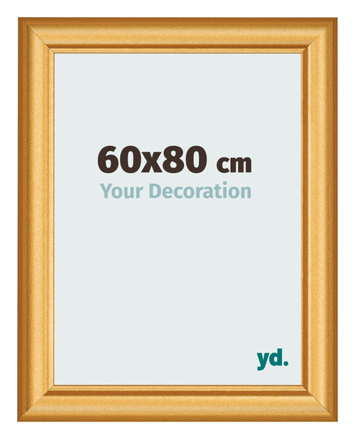 Fotokader 60x80cm Goud Mat MDF Lazio Voorzijde Maat | Yourdecoration.be