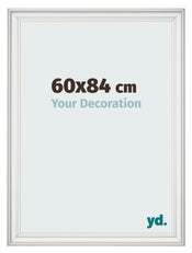 Fotokader 60x84cm Wit Geveegd MDF Lazio Voorzijde Maat | Yourdecoration.be