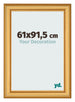 Fotokader 61x91 5cm Goud Mat MDF Lazio Voorzijde Maat | Yourdecoration.be