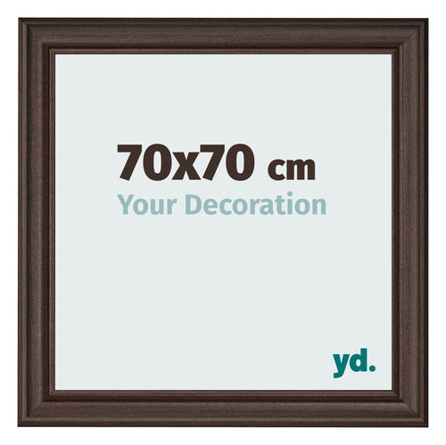 Fotokader 70x70cm Eiken Donker MDF Lazio Voorzijde Maat | Yourdecoration.be