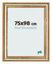 Fotokader 75x98cm Goud Antiek MDF Lazio Voorzijde Maat | Yourdecoration.be