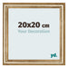 Fotokader 20x20cm Goud Antiek MDF Lazio Voorzijde Maat | Yourdecoration.be