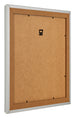 Fotokader 20x20cm Zilver Mat MDF Lazio Achterzijde Schuin | Yourdecoration.be