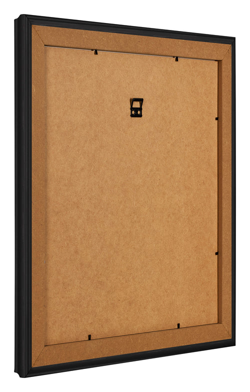 Fotokader 20x20cm Zwart Houtnerf MDF Lazio Achterzijde Schuin | Yourdecoration.be