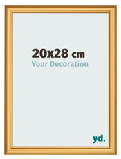 Fotokader 20x28cm Goud Mat MDF Lazio Voorzijde Maat | Yourdecoration.be