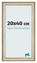 Fotokader 20x40cm Metaalglans MDF Lazio Voorzijde Maat | Yourdecoration.be