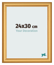 Fotokader 24x30cm Goud Mat MDF Lazio Voorzijde Maat | Yourdecoration.be