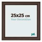 Fotokader 25x25cm Eiken Donker MDF Lazio Voorzijde Maat | Yourdecoration.be