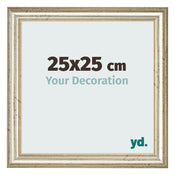 Fotokader 25x25cm Metaalglans MDF Lazio Voorzijde Maat | Yourdecoration.be