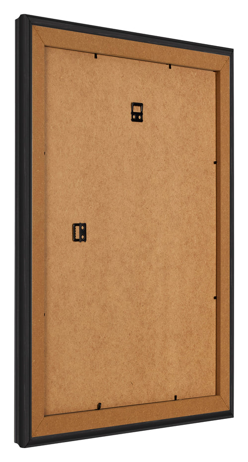 Fotokader 25x30cm Zwart Houtnerf MDF Lazio Achterzijde Schuin | Yourdecoration.be