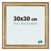 Fotokader 30x30cm Goud Antiek MDF Lazio Voorzijde Maat | Yourdecoration.be