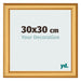 Fotokader 30x30cm Goud Mat MDF Lazio Voorzijde Maat | Yourdecoration.be