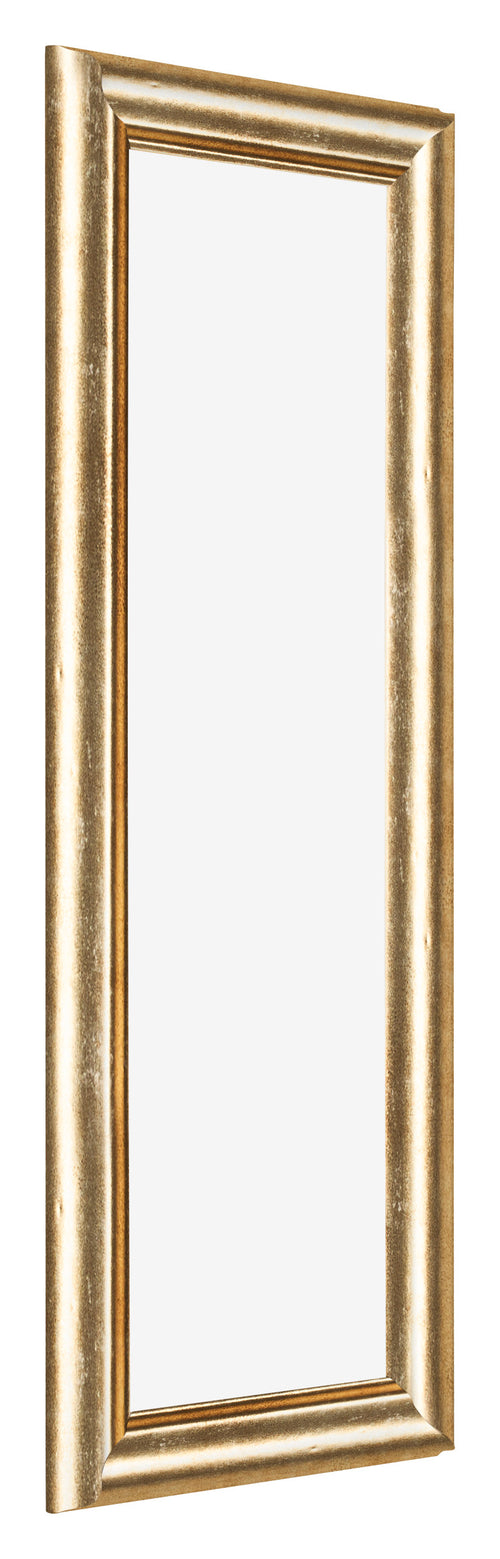 Fotokader 33x98cm Goud Antiek MDF Lazio Voorzijde Schuin | Yourdecoration.be