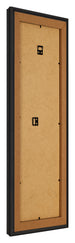 Fotokader 33x98cm Zwart Houtnerf MDF Lazio Achterzijde Schuin | Yourdecoration.be