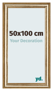 Fotokader 50x100cm Goud Antiek MDF Lazio Voorzijde Maat | Yourdecoration.be
