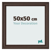 Fotokader 50x50cm Eiken Donker MDF Lazio Voorzijde Maat | Yourdecoration.be