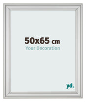 Fotokader 50x65cm Zilver Mat MDF Lazio Voorzijde Maat | Yourdecoration.be