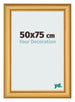 Fotokader 50x75cm Goud Mat MDF Lazio Voorzijde Maat | Yourdecoration.be