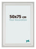 Fotokader 50x75cm Wit Geveegd MDF Lazio Voorzijde Maat | Yourdecoration.be