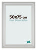 Fotokader 50x75cm Zilver Mat MDF Lazio Voorzijde Maat | Yourdecoration.be