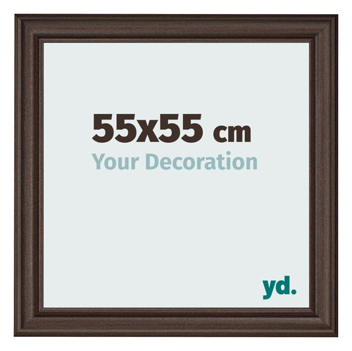 Fotokader 55x55cm Eiken Donker MDF Lazio Voorzijde Maat | Yourdecoration.be