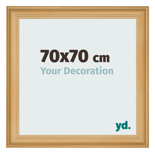 Fotokader 70x70cm Dennen Houtnerf MDF Lazio Voorzijde Maat | Yourdecoration.be