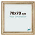 Fotokader 70x70cm Goud Antiek MDF Lazio Voorzijde Maat | Yourdecoration.be