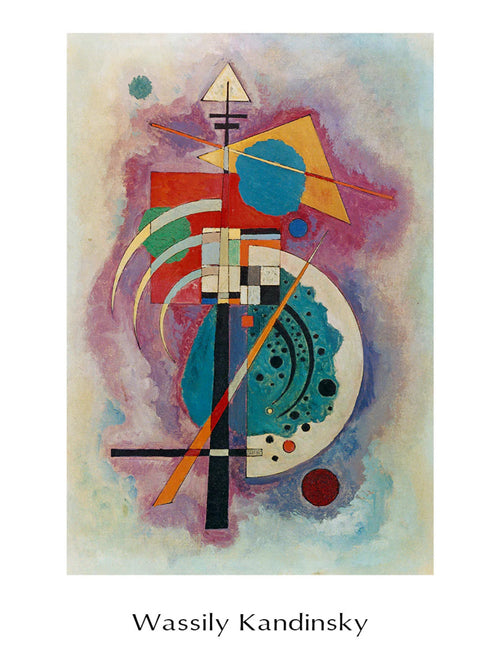 Wassily Kandinsky   Hommage a Grohmann Kunstdruk 60x80cm | Yourdecoration.be
