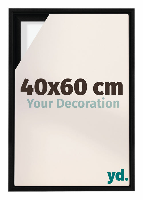 Lyon MDF Baklijst 40x60cm Zwart Mat Voorzijde Maat | Yourdecoration.be