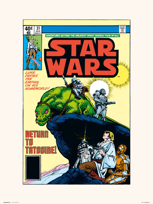 Grupo Erik Star Wars 31 Return To Tatooine Kunstdruk 30X40cm | Yourdecoration.be