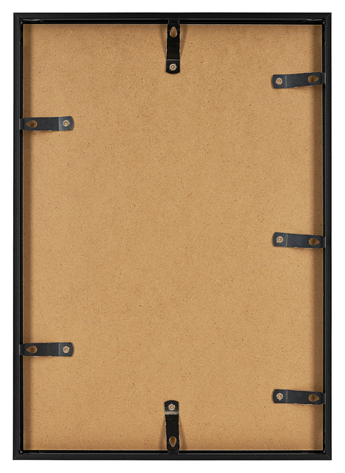 Aurora Aluminium Fotokader 29 7x42cm A3 set van 3 Zwart Achterzijde | Yourdecoration.be