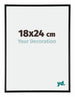 Austin Aluminium Fotokader 18x24cm Zwart Hoogglans Voorzijde Maat | Yourdecoration.be