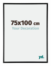 Austin Aluminium Fotokader 75x100cm Zwart Hoogglans Voorzijde Maat | Yourdecoration.be
