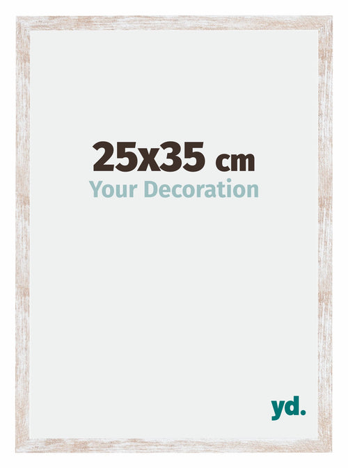Catania MDF Fotokader 25x35cm White Wash Maat | Yourdecoration.be