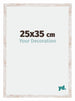 Catania MDF Fotokader 25x35cm White Wash Maat | Yourdecoration.be
