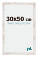 Catania MDF Fotokader 30x50cm White Wash Maat | Yourdecoration.be