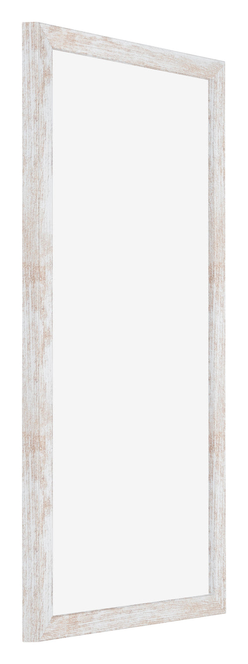 Catania MDF Fotokader 40x80cm White Wash Voorzijde Schuin | Yourdecoration.be