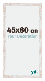 Catania MDF Fotokader 45x80cm White Wash Maat | Yourdecoration.be