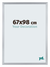 Catania MDF Fotokader 67x98cm Zilver Voorzijde Maat | Yourdecoration.be
