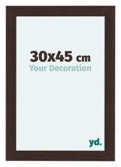 Como MDF Fotokader 30x45cm Eiken Donker Voorzijde Maat | Yourdecoration.be