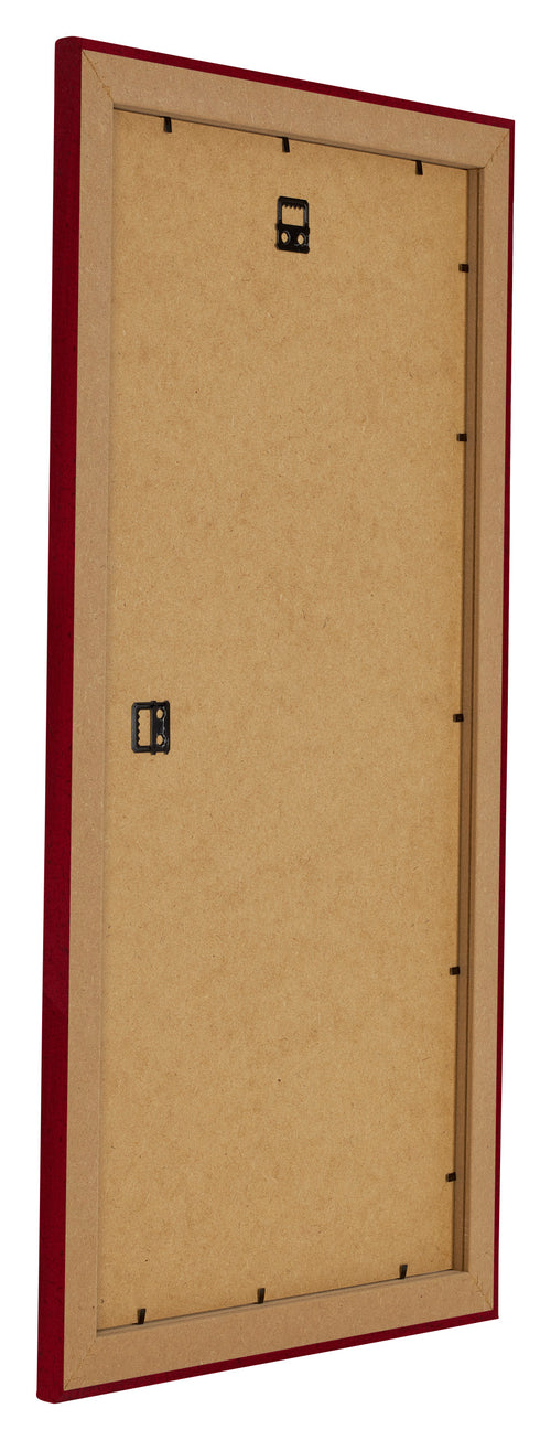 Como MDF Fotokader 40x70cm Wijnrood Geveegd Achterzijde Schuin | Yourdecoration.be