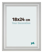 Fotokader 18x24cm Zilver Mat MDF Lazio Voorzijde Maat | Yourdecoration.be